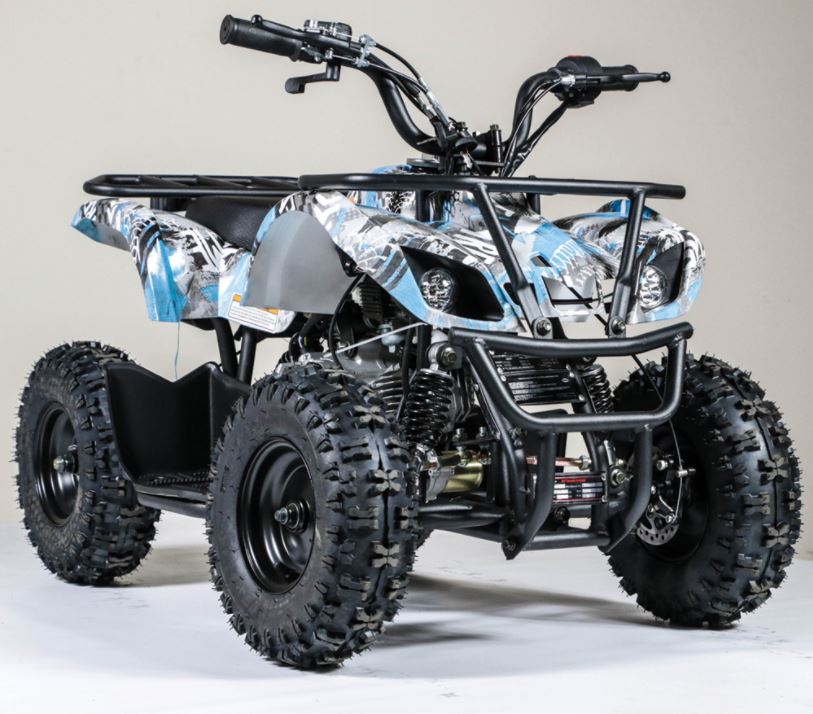 Vitacci Mini Hunter 60cc Kids ATV - 4-Wheel Gas Powered Off-Road Quad for Children Ages 6-12 | Perfect for Backyard, Trail Riding & Outdoor Adventures