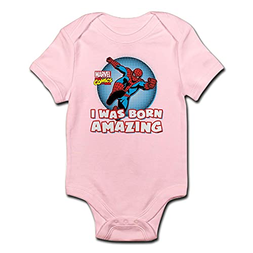 Amazing Spider-Man Baby Bodysuit - Cute Superhero Costume for Infants & Toddlers - Perfect for Halloween, Cosplay, and Dress-Up Play
