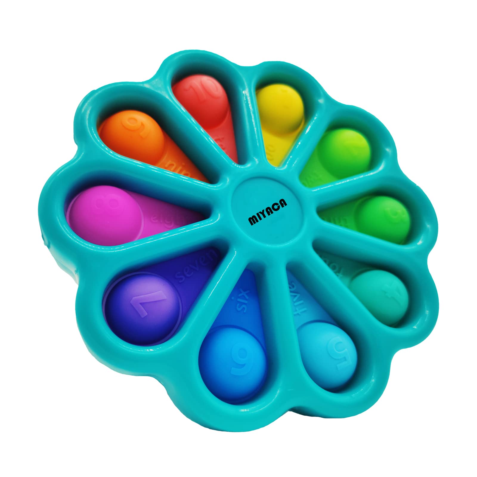 MIYACA Flower Fidget Toys - Sensory Stress Relief Toys for Kids & Adults, Autism Anxiety Relief, Office Desk Fidget Toy (1 Piece) - Perfect for ADHD Focus, Classroom & Workplace Stress Management