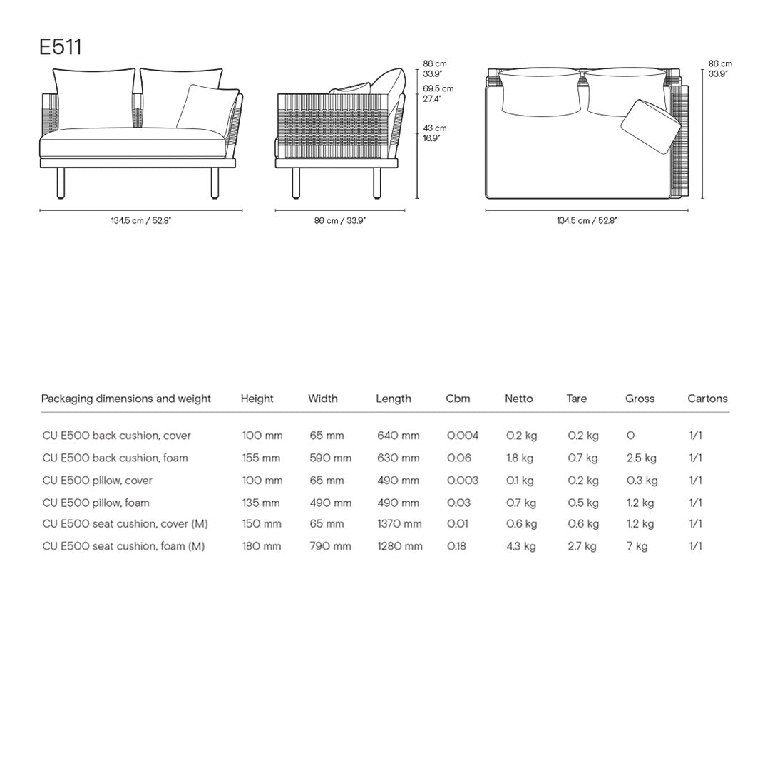 Outdoor Pre-Configured Sofa Set - Easy Setup Patio Furniture for Backyard, Garden & Poolside Relaxation