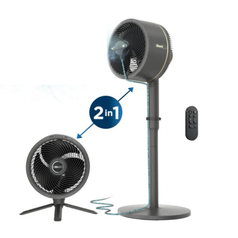 SHARK UH205 FlexBreeze Fan - Portable & Powerful Cooling Fan with Home Essentials Warranty | Perfect for Bedroom, Office, and Outdoor Use