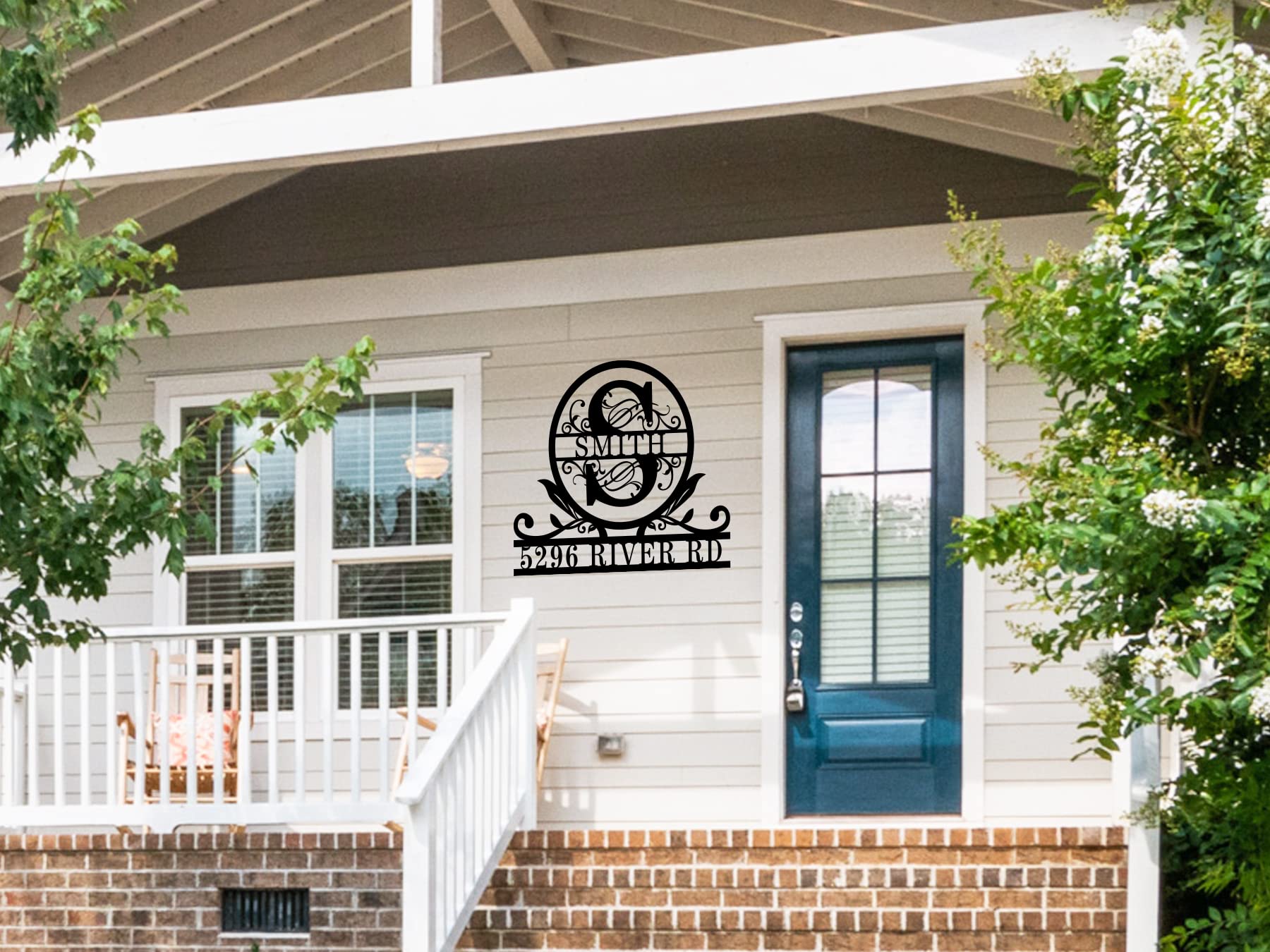 Custom Personalized House Numbers - Outdoor Address Plaques & Signs for Home Exterior - Durable Metal or Wooden Housewarming Gift - Perfect for Front Door, Porch, Mailbox & Curb Appeal