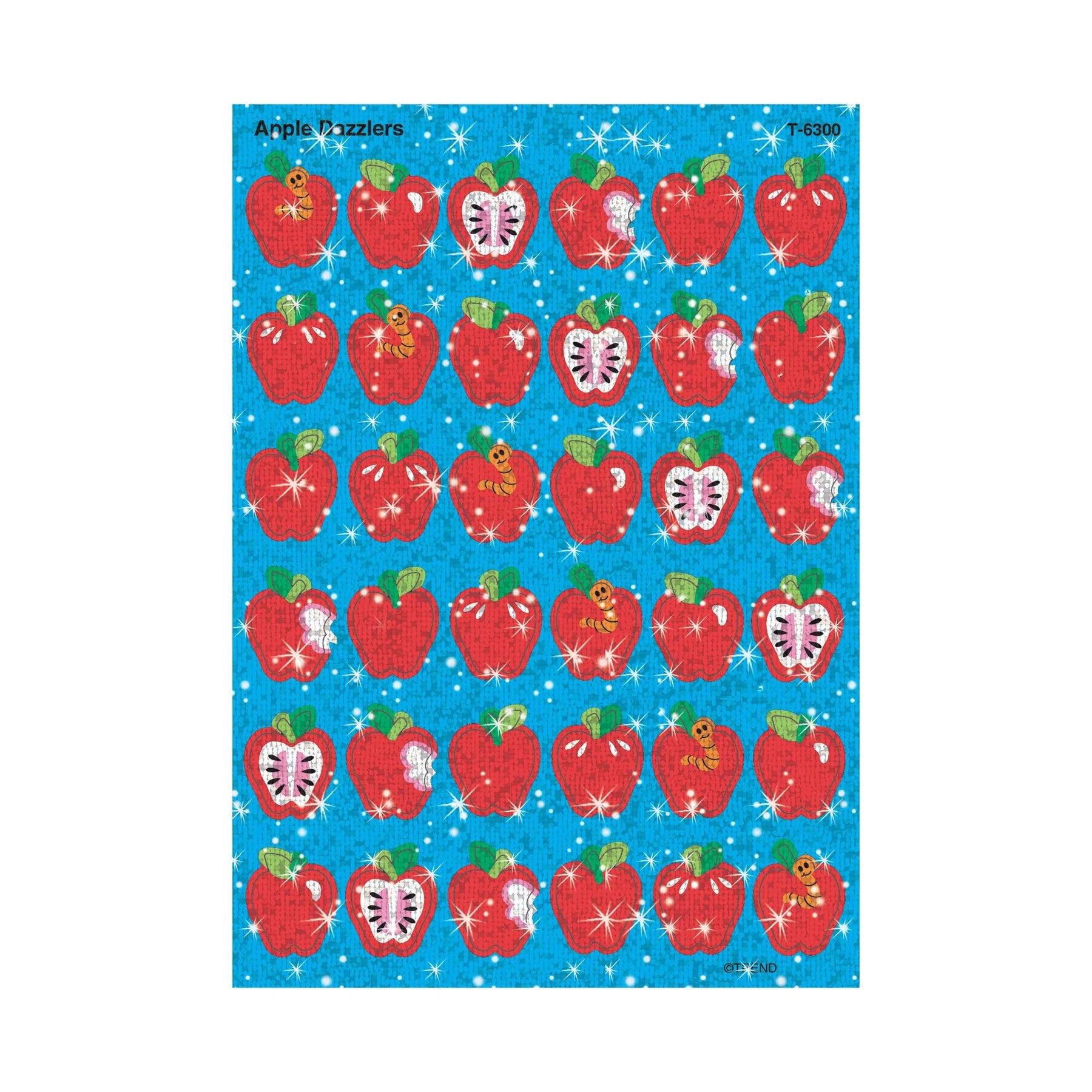 Apple Dazzlers Sparkle Stickers® - Premium Glitter Decals for Kids, DIY Crafts, Scrapbooking & Party Decorations - Perfect for School Projects, Gift Wrapping & Home Decor