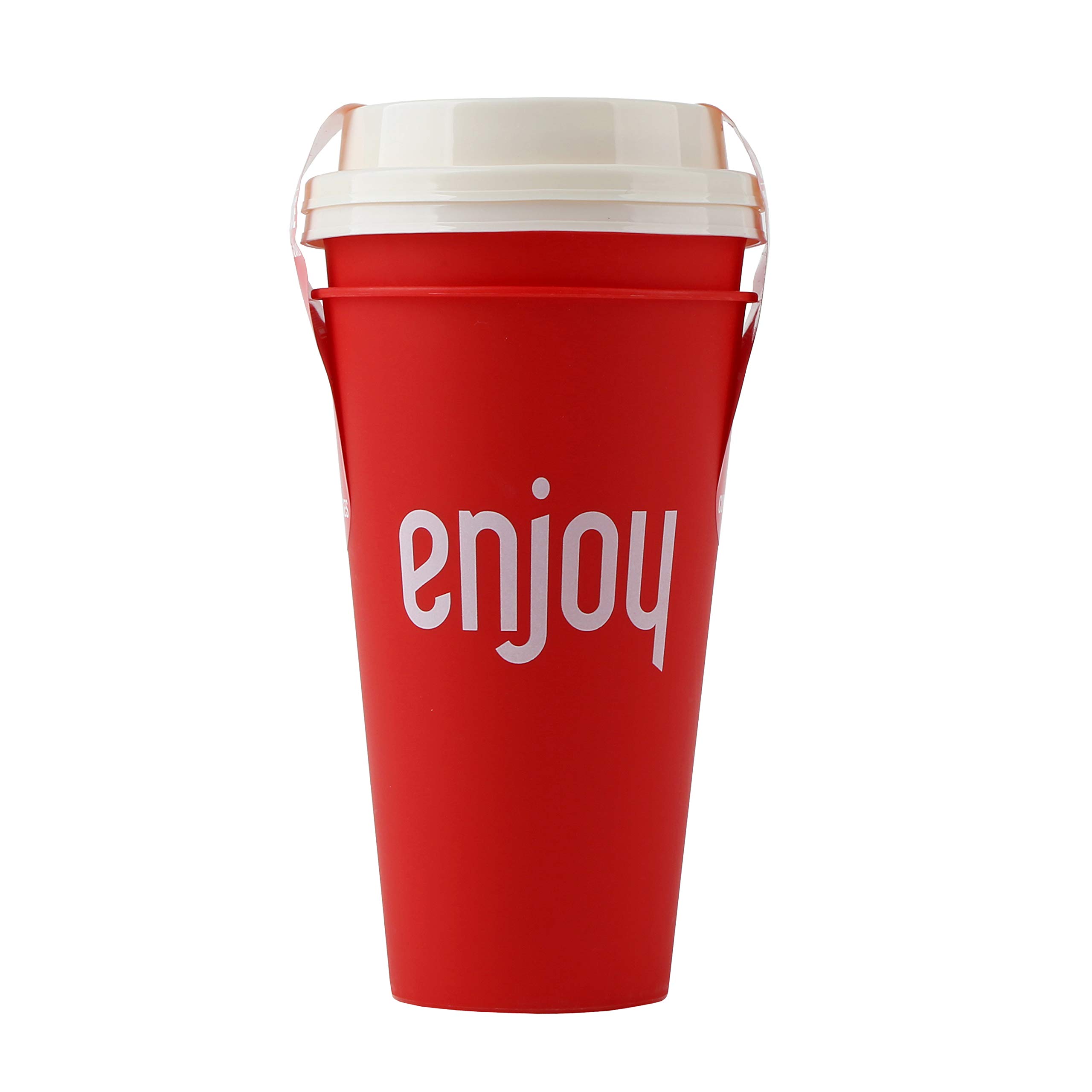 16 oz Reusable Plastic Travel Cups with Lids - 8 Pack Leak-Proof BPA-Free Drinkware for Coffee, Tea & Smoothies | Perfect for Commuting, Camping & Office Use