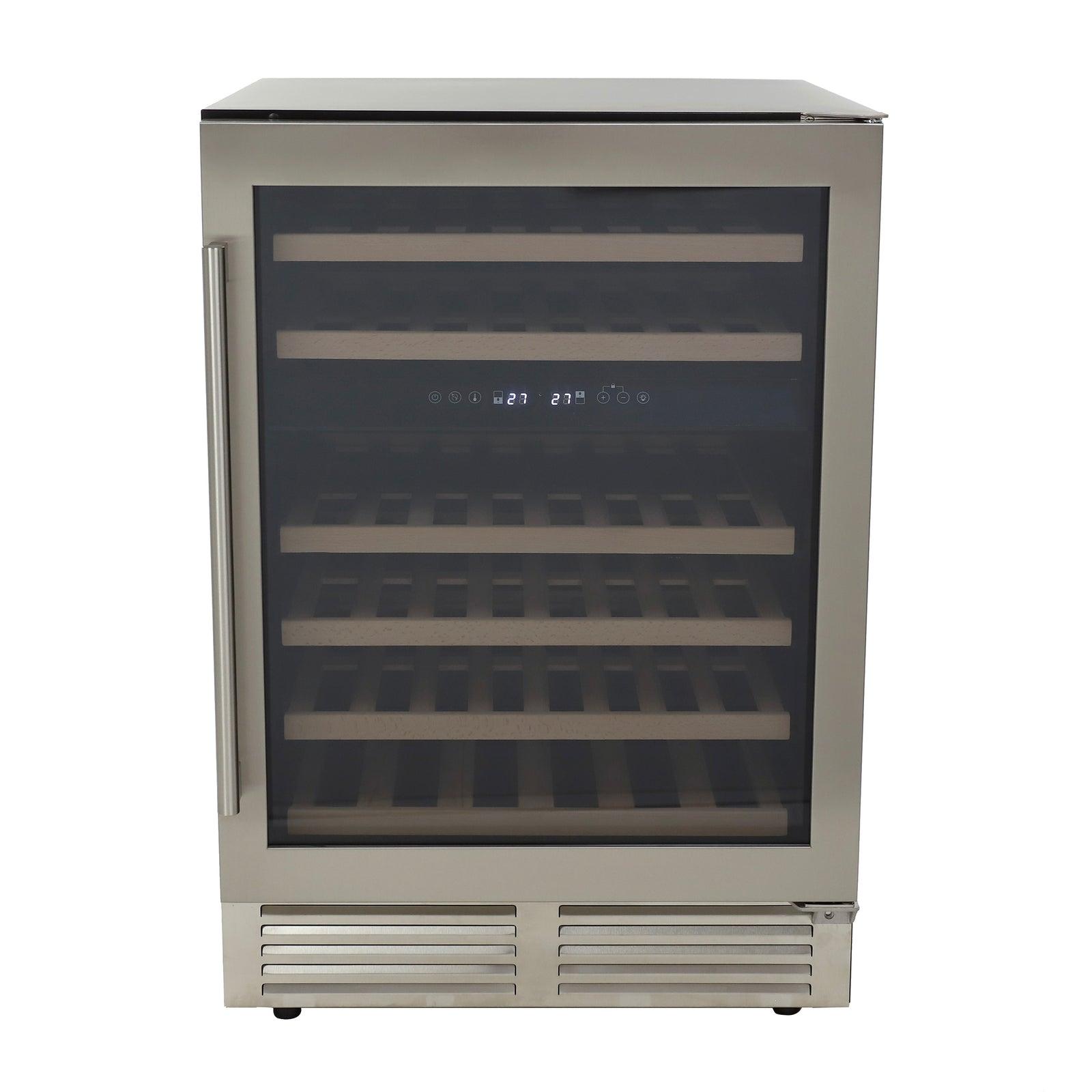 Avanti WCD46DZ3S 43-Bottle Dual Zone Wine Cooler - Premium Designer Series for Home & Restaurant Wine Storage