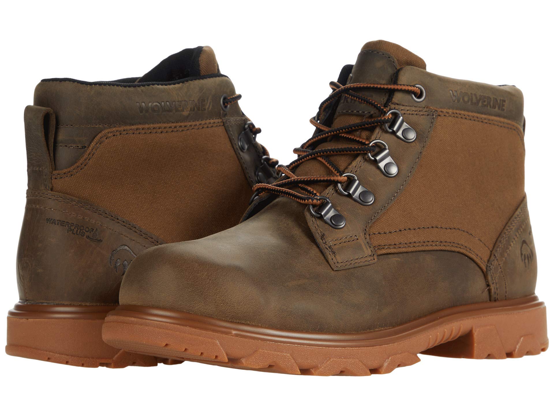Wolverine Men's Drummond Boot - Durable Leather Work Boots for Construction & Outdoor Use | Slip-Resistant & Comfortable for All-Day Wear