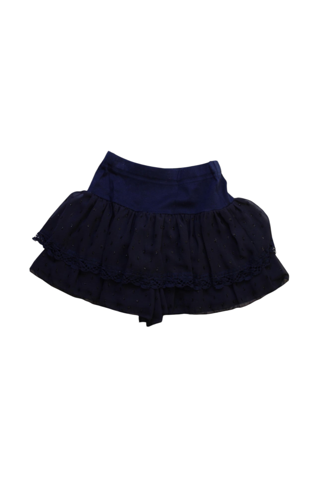 Anna Sui Tiered Tulle Skirt for Girls Size 5-6T | Floral Print Party Dress for Birthday, Wedding & Special Occasions