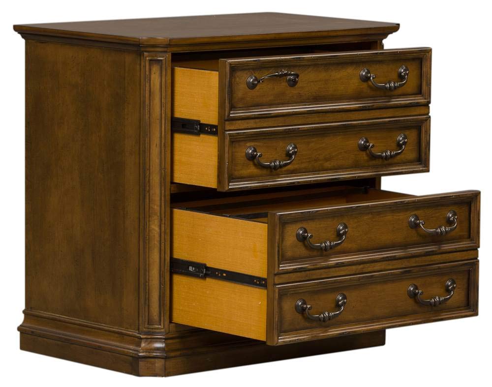 Liberty Furniture Amelia Lateral File Cabinet - 2-Drawer Office Storage with Locking Mechanism for Home & Office Organization