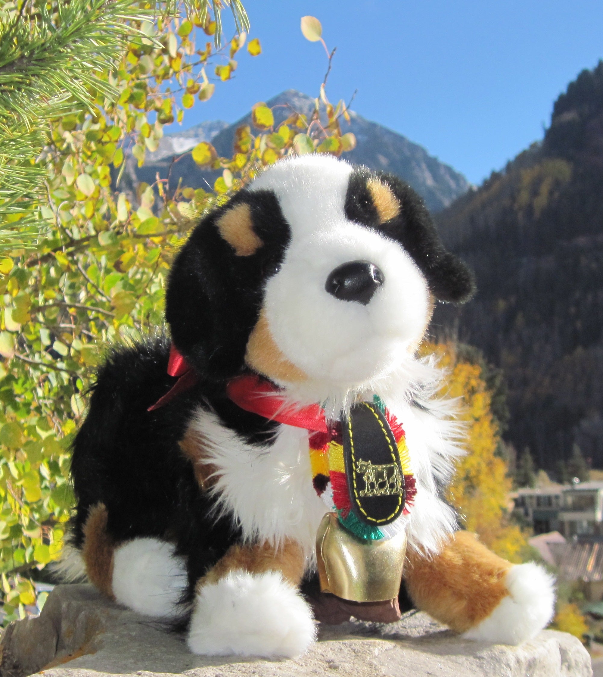Premium Plush Bernese Mountain Dog Stuffed Animal - Signature Alpen Schatz Collection | Soft Cuddly Toy for Kids, Home Decor & Gift Idea