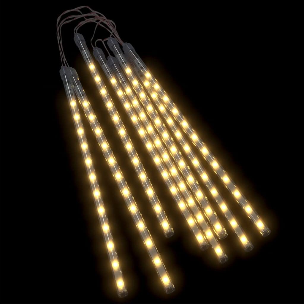 vidaXL Meteor Lights 8 Pcs - LED Falling Rain Lights & Cascading Christmas Lights for Indoor/Outdoor Decor | Perfect for Tree, Party, Wedding, Easter & Holiday Decorations
