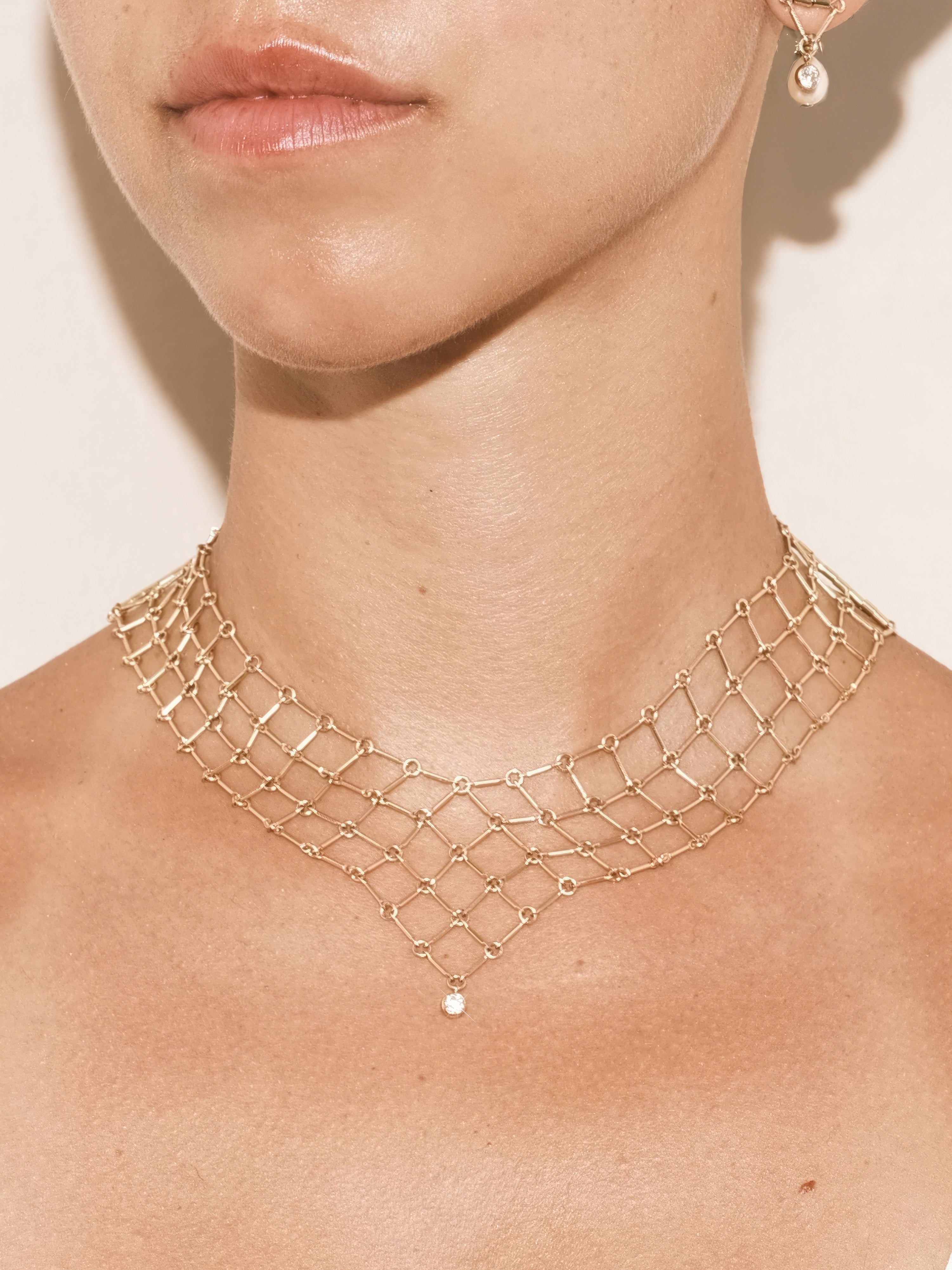 Cleopatra Choker Necklace - Elegant Egyptian Style Jewelry for Women | Perfect for Costume Parties, Renaissance Fairs & Evening Events