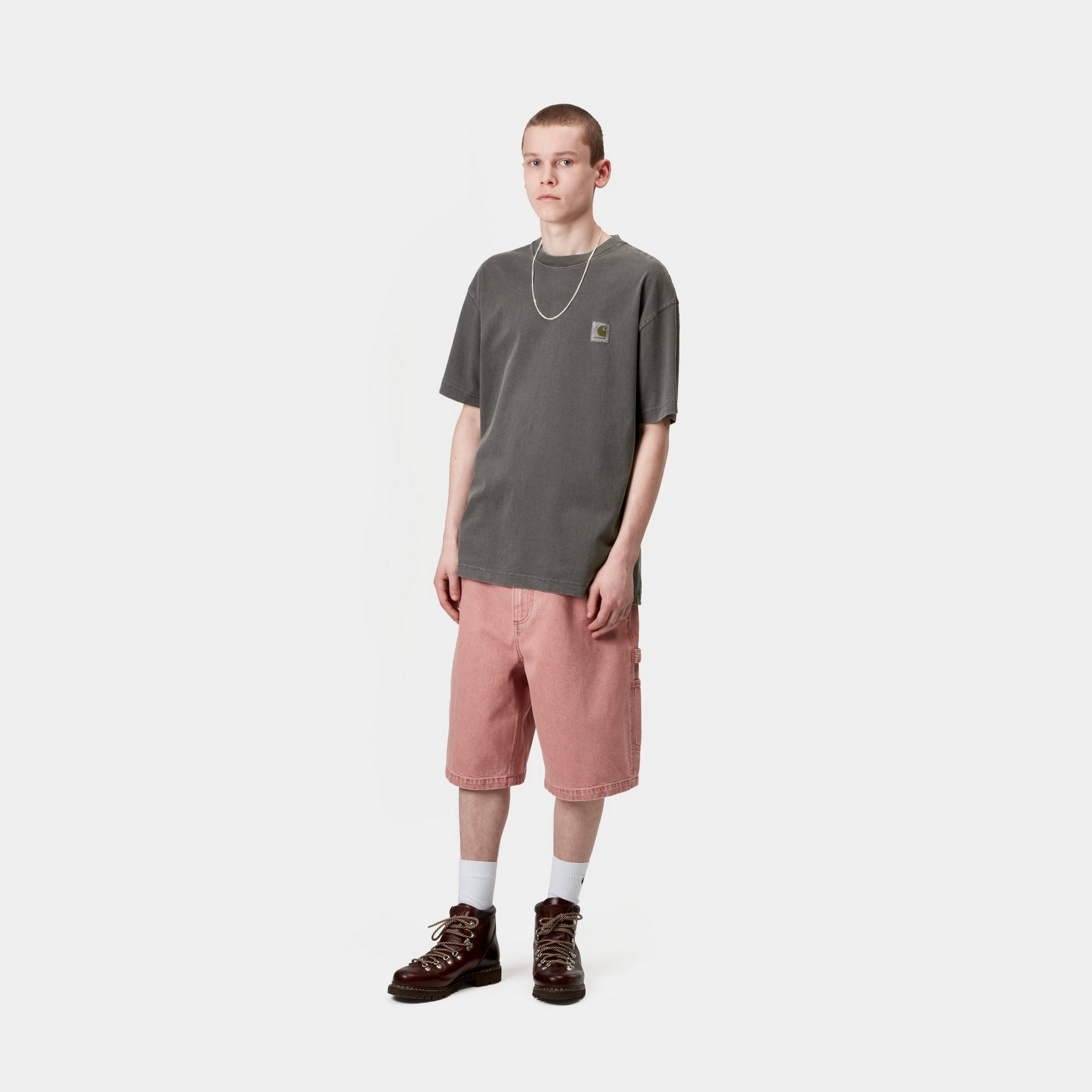 Nelson Graphite T-Shirt for Men - Comfortable Cotton Tee for Casual Wear, Gym & Everyday Outfits