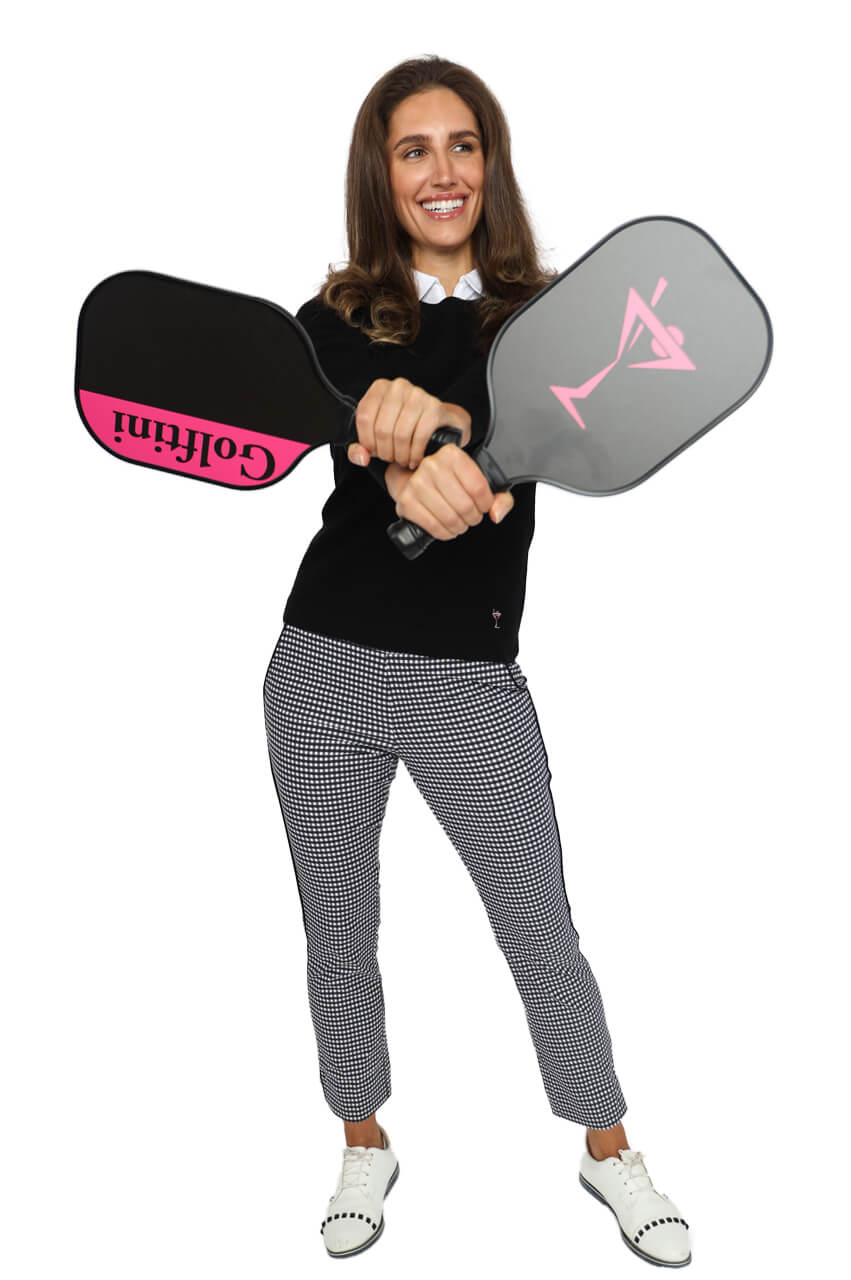 Premium Martini Pickleball Paddle - Lightweight Carbon Fiber Paddle for Competitive Play | Indoor & Outdoor Court, Tournament & Recreational Use