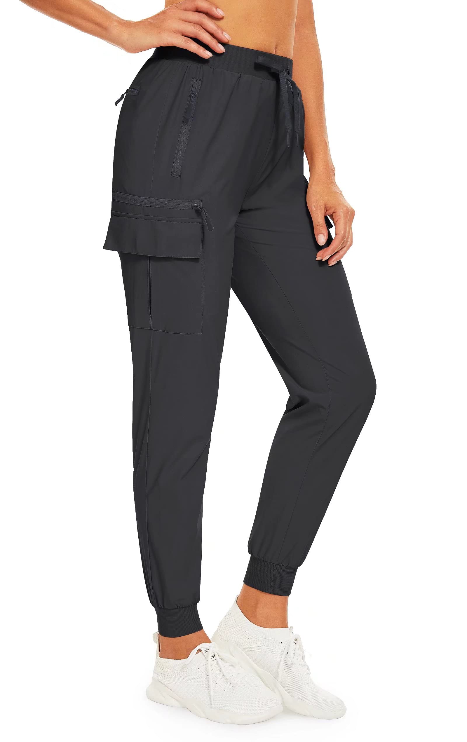 **MAGCOMSEN Women's Hiking Pants - Cargo Joggers with 6 Pockets, Quick Dry & Lightweight for Running, Gym, Yoga & Outdoor Activities**    **Perfect for Hiking, Travel, Workouts & Casual Wear**