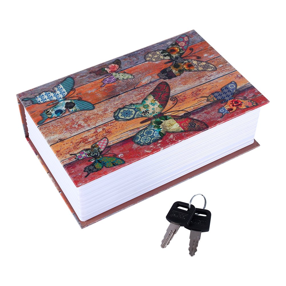 Secret Book Safe with Lock - Hidden Money Box & Valuables Storage - Perfect for Home Security, Cash Hiding & Emergency Stash