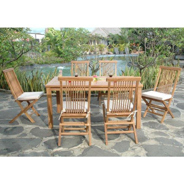 Montage Bristol 7-Piece Dining Set - Modern Kitchen & Dining Room Table with Chairs for Family Meals & Entertaining