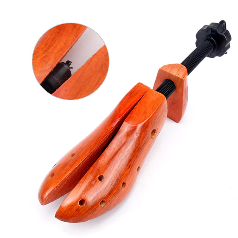 1 PCS Brown Adjustable Wooden Shoe Stretcher for Women - Small Size (EUR 34-38) - Comfortable Footwear Solution for Tight Shoes, Boots & High Heels - Perfect for Home, Office & Travel Use