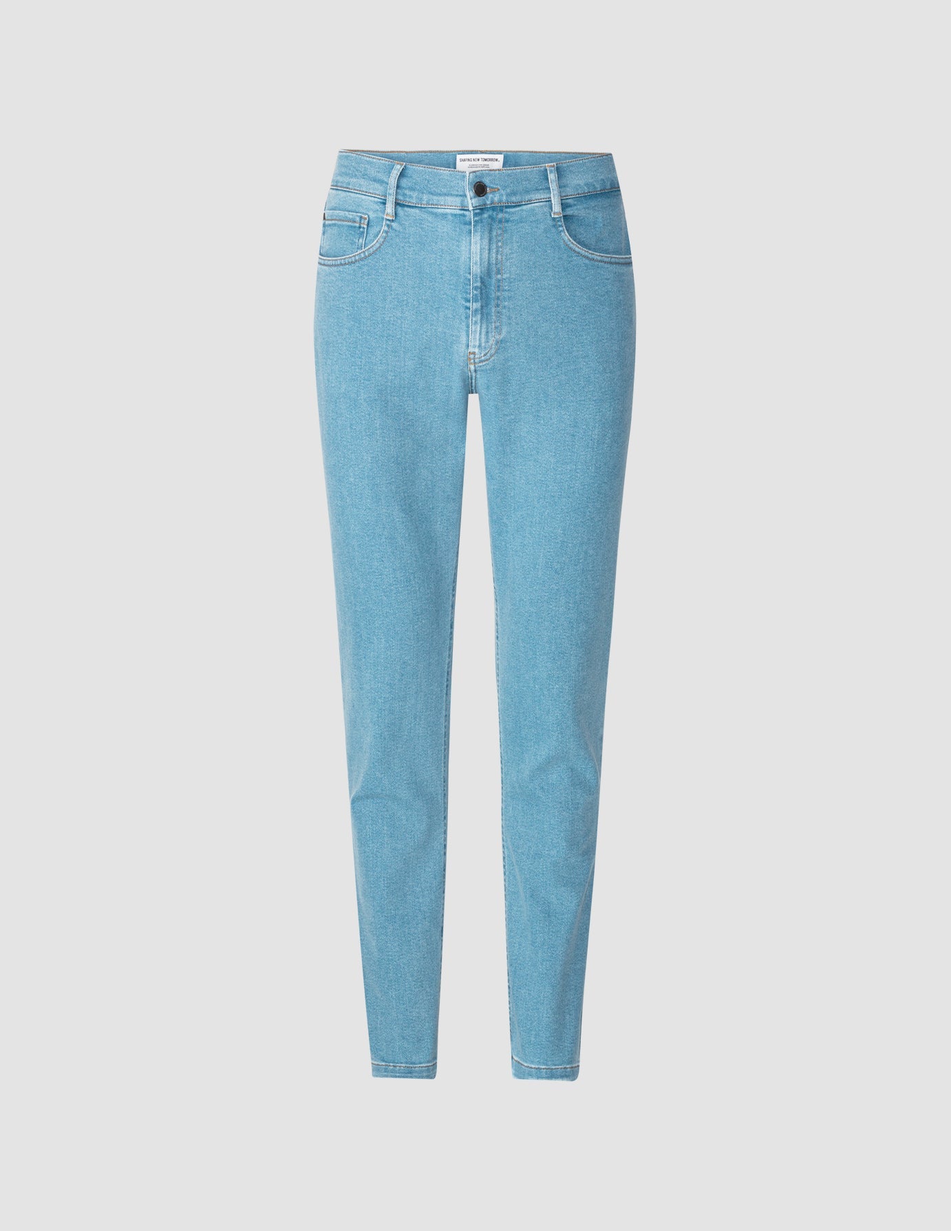 Classic Slim Fit Bright Blue Jeans for Men & Women - Perfect for Casual Wear, Outings & Everyday Comfort