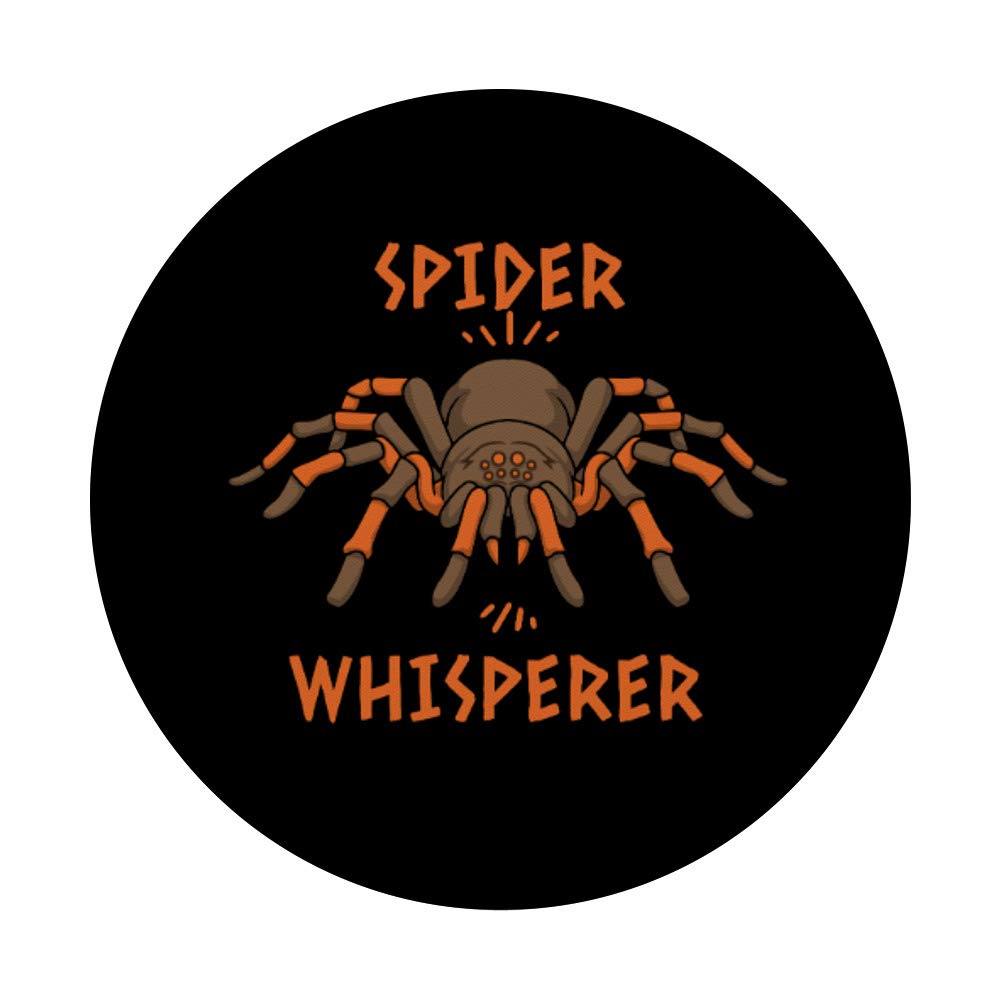 Spider Whisperer Spooky Halloween Spiders PopSockets Phone Grip & Stand - Perfect for iPhone, Samsung & Tablets | Great Halloween Gift & Party Decoration
