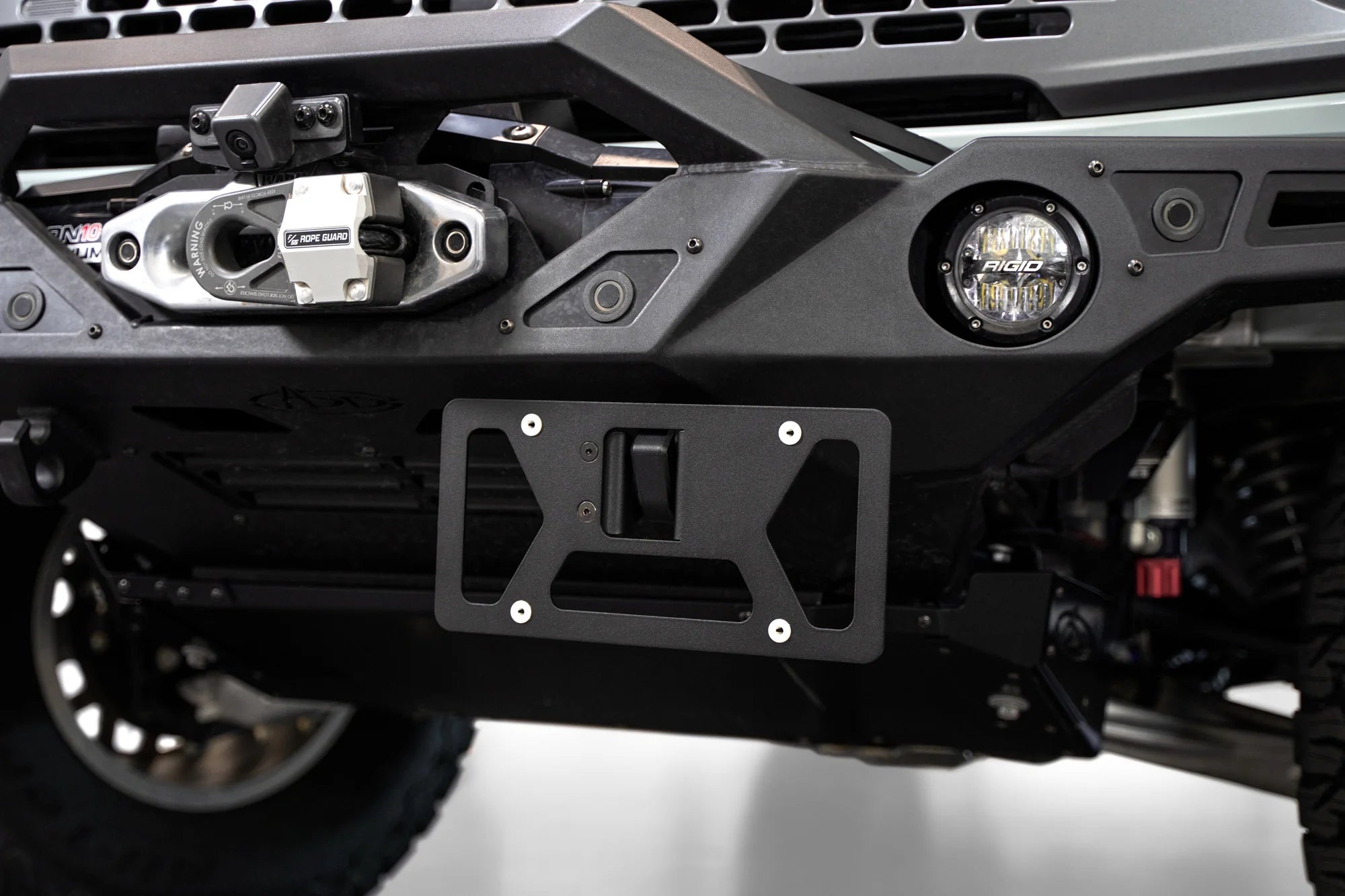 Rago Fabrication Clevis Mount License Plate Bracket - Heavy Duty Universal License Plate Holder for Trucks & Off-Road Vehicles - Perfect for Trailers, Jeeps & Custom Car Modifications