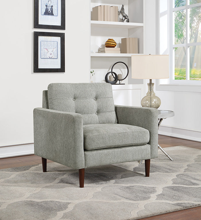 Office Star Grayburn Mid Century Modern Office Chair [GYB51] - Ergonomic Desk Chair for Home & Office Workspace