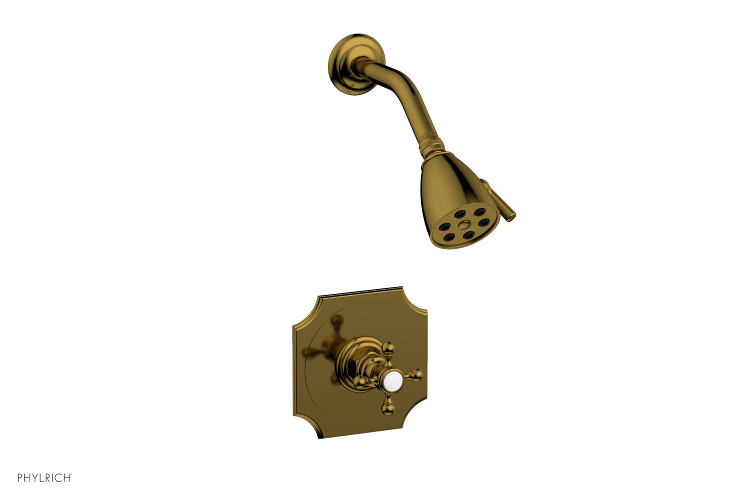 HENRI Pressure Balance Shower Set with Cross Handle - Model 161 21 | Perfect for Bathroom Renovation & Modern Home Upgrade