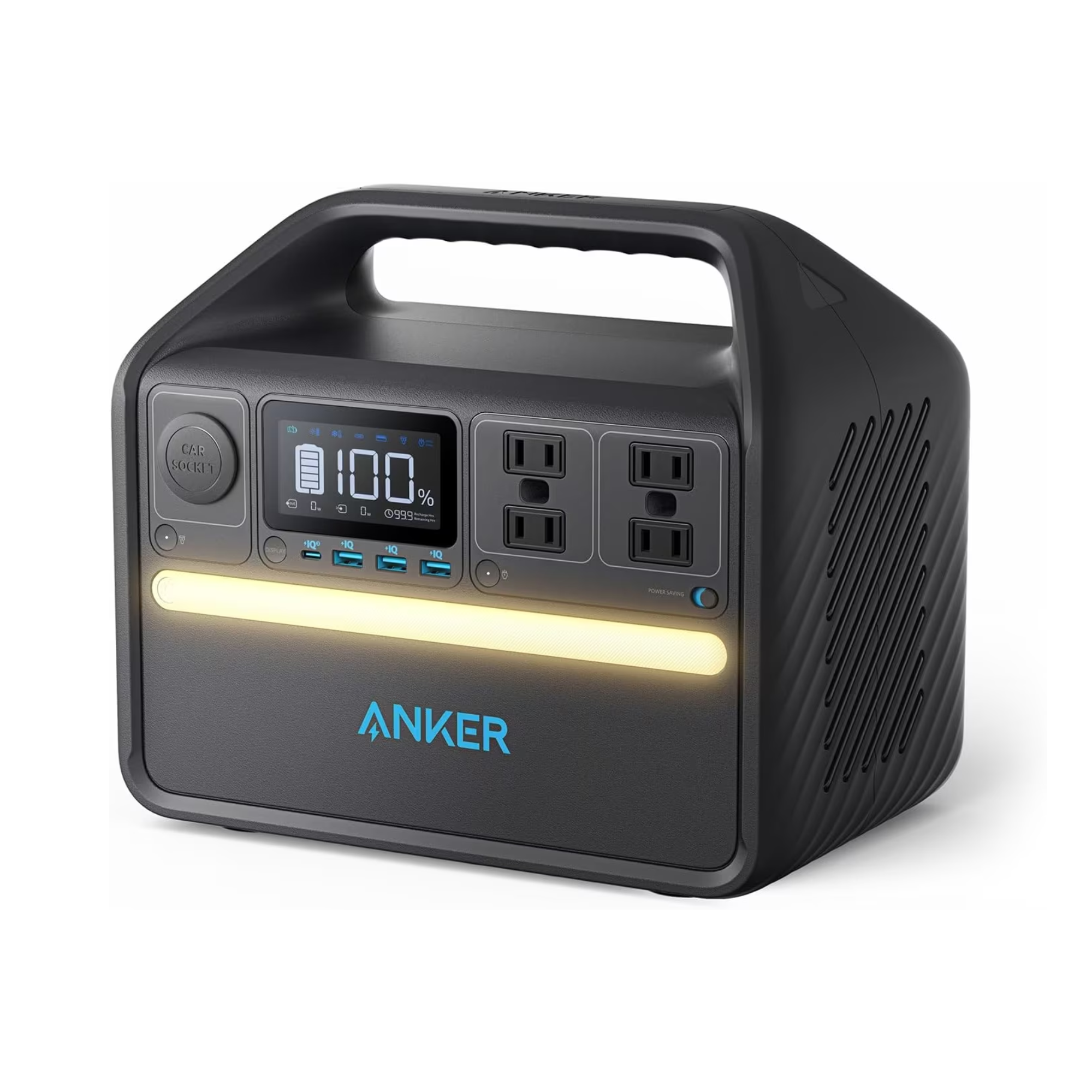 Anker PowerHouse 535 Portable Power Station 512Wh 500W - Solar Generator for Camping, RV, Emergency Backup & Outdoor Adventures