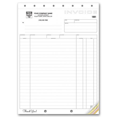 Professional Invoice Forms for Business - Printable & Customizable Templates for Small Business, Freelancers & Contractors | Perfect for Billing, Accounting & Tax Records