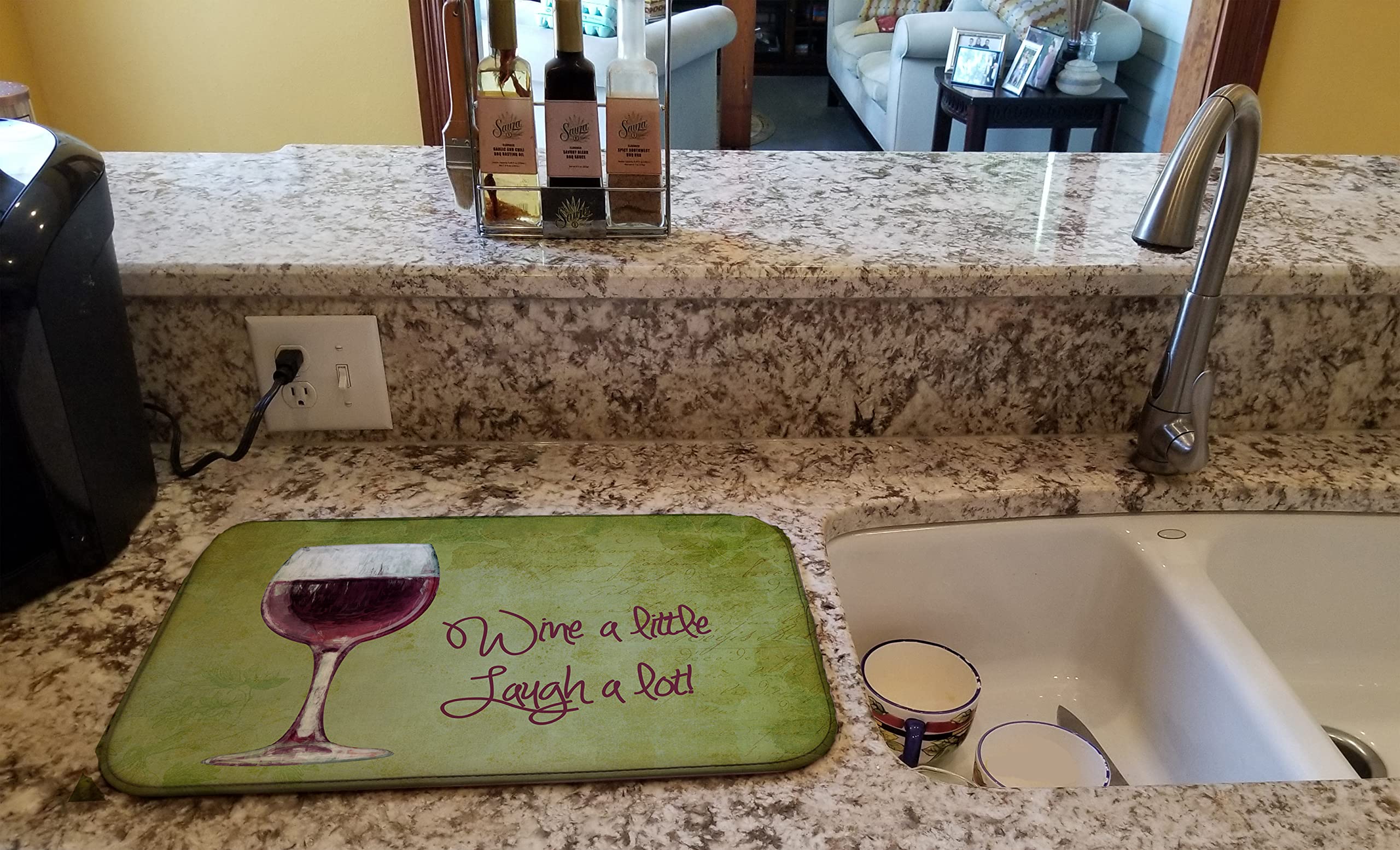 Absorbent Dish Drying Mat 14x21