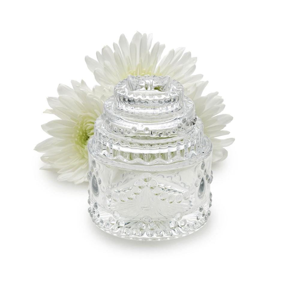 3-Tier Elegant Wedding Cake Stand with Glass Dome - Perfect for Wedding Cakes, Dessert Displays & Special Occasions