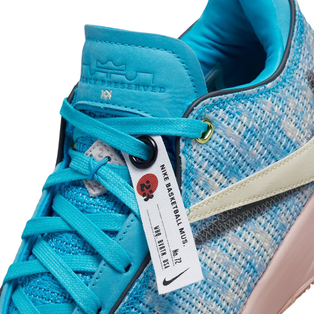 Nike LeBron XX All Star Edition Basketball Shoes - Blue Lightning & Coconut Milk Colorway | High-Performance Hoops for Men, Perfect for NBA Games & Streetwear Fashion