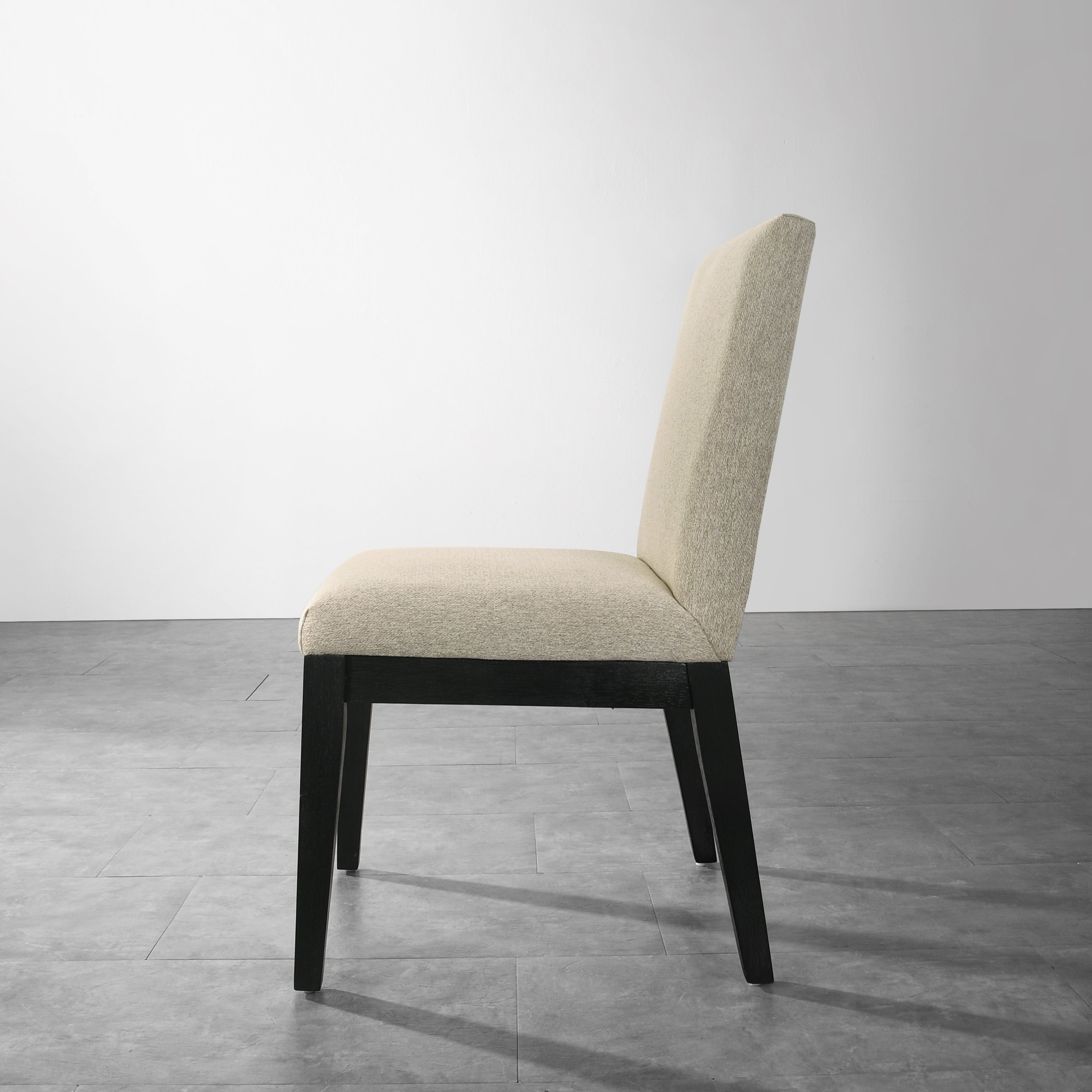 Roundhill Furniture Rocco Contemporary Solid Wood Dining Chairs, Beige, Set of 2 - Modern Kitchen & Dining Room Seating for Home & Restaurant Use