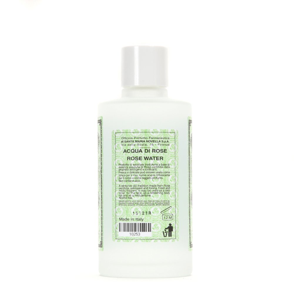 Santa Maria Novella Rose Water 250ml - Hydrating Facial Toner with Natural Rose Extract for Sensitive Skin | Perfect for Daily Skincare Routine & Makeup Removal