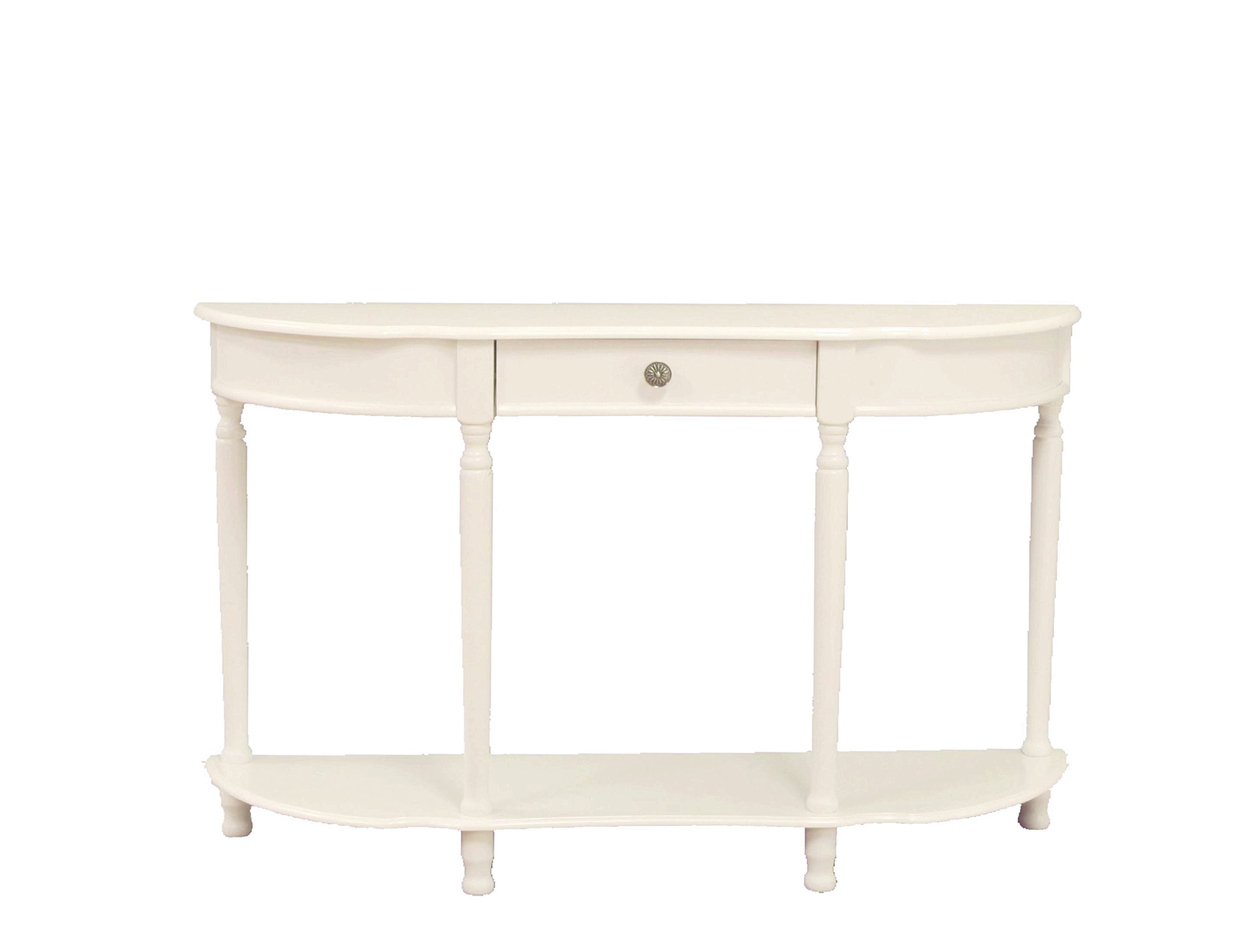 Frenchi Home Furnishing Modern Console Sofa Table with Drawer - Entryway Hallway Furniture for Living Room, Bedroom & Office Decor
