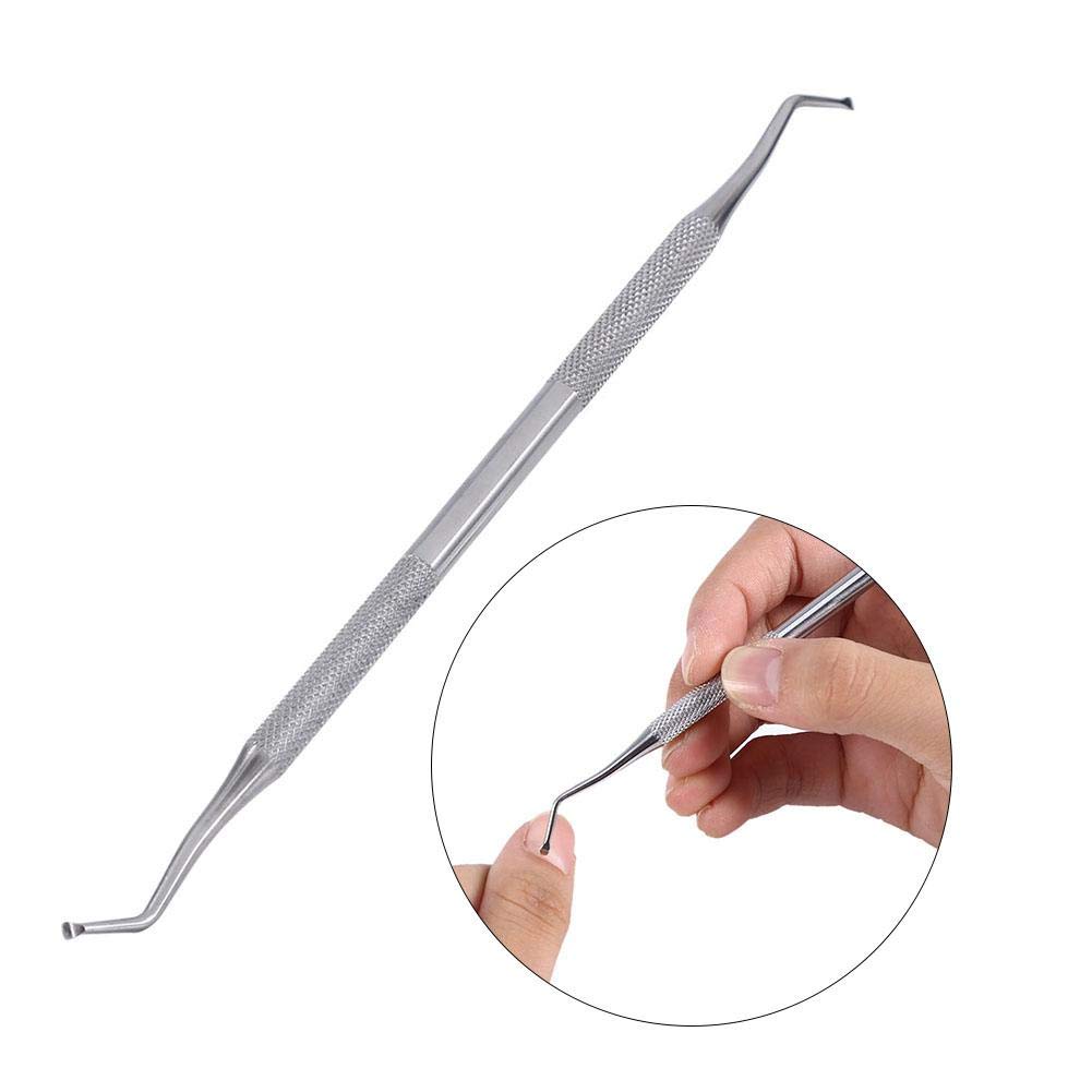 ANGGREK Stainless Steel Ingrown Toenail Corrector Tool - Professional Pedicure Hook for Ingrown Nail Treatment & Foot Care - Perfect for Home Use, Salon Treatments & DIY Nail Maintenance