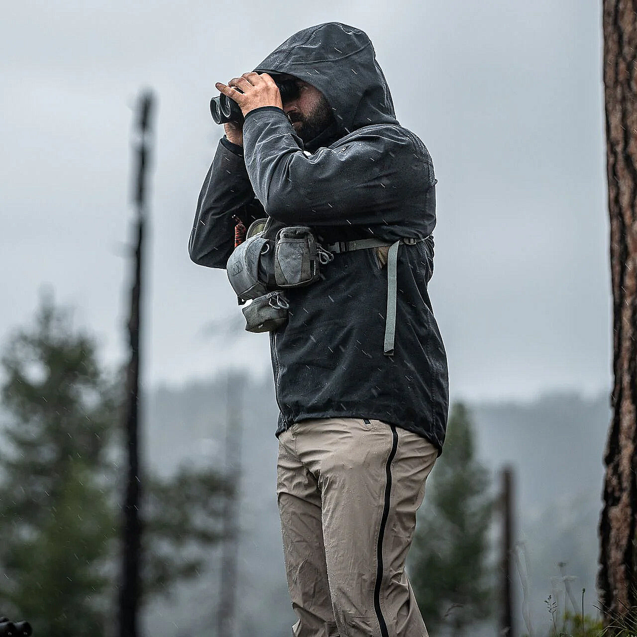 Eberlestock Trinity Peak Jacket 2.0 - Waterproof Hunting Jacket for Men with Breathable Technology - Ideal for Outdoor Adventures, Hiking & Camping