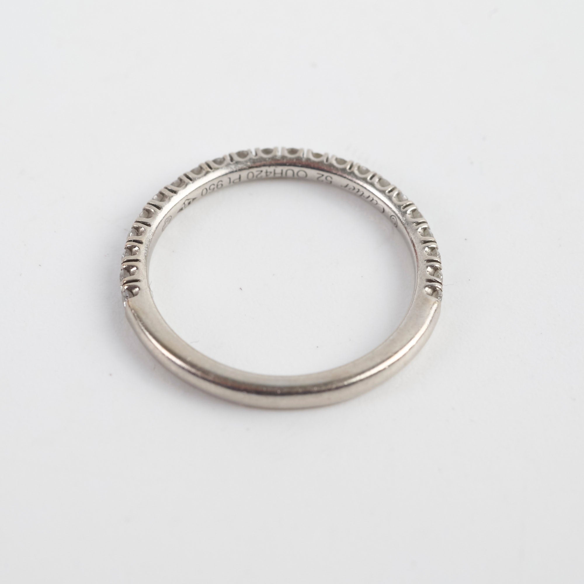 Cartier Etincelle de Cartier Wedding Band - 18K White Gold Diamond Eternity Ring Size 52 (US 6) for Women | Perfect Engagement, Anniversary & Bridal Jewelry Gift