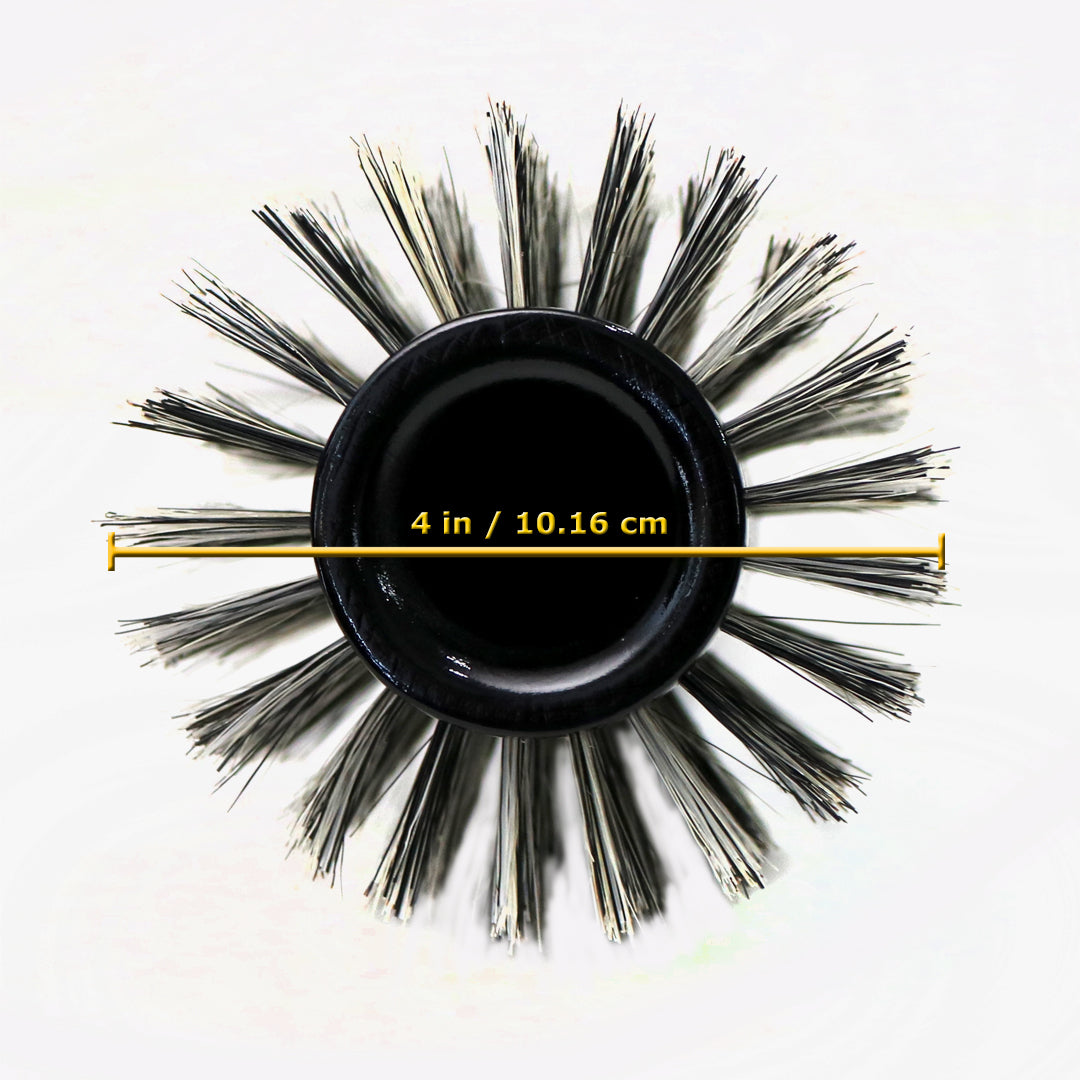 Phillips Brush 4 Monster Vent Round Hair Brush with Mixed Boar & Ionic Nylon Bristles (LUXE MV3) - Professional Styling Tool for Salon-Quality Blowouts & Smoothing