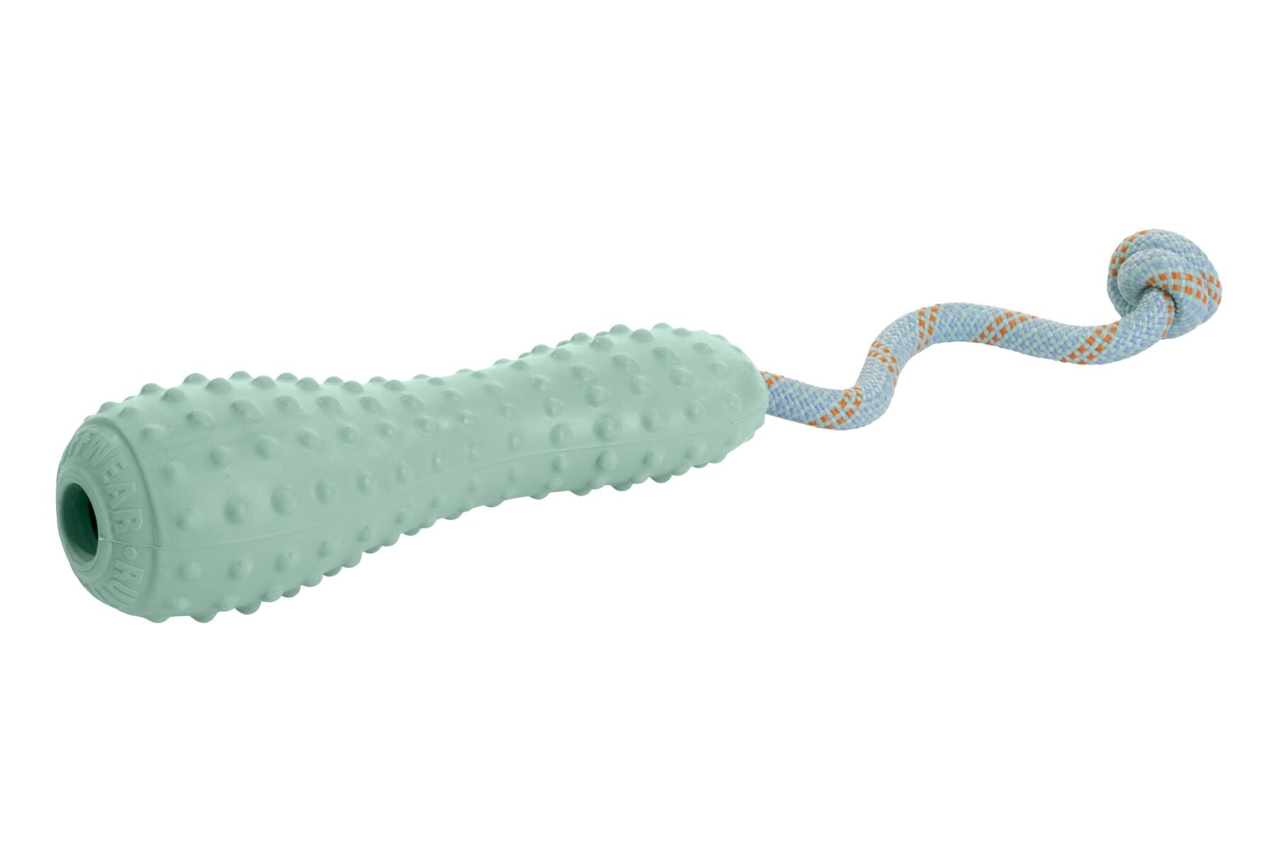 Ruffwear® Gourdo® Mint Green Rubber Dog Toy with Rope - Durable Chew Toy for Aggressive Chewers, Interactive Play & Outdoor Fetch Games