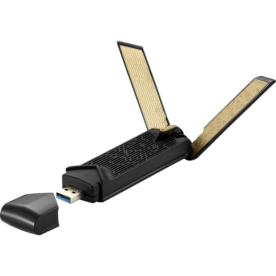 ASUS USB-AX56 AX1800 Dual Band WiFi 6 Adapter - 802.11ax USB Wireless Network Dongle for PC, Laptop, Gaming & Streaming | High-Speed Internet Connection