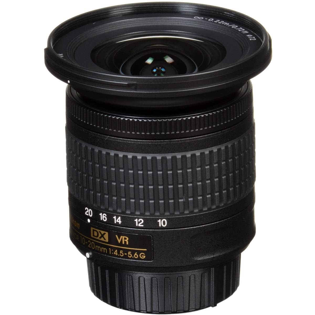 Nikon 20067 10-20mm f/4.5-5.6 G AF-P VR Wide-Angle Zoom Lens for DX-Format DSLR Cameras (Black) - Perfect for Landscape, Architecture & Travel Photography