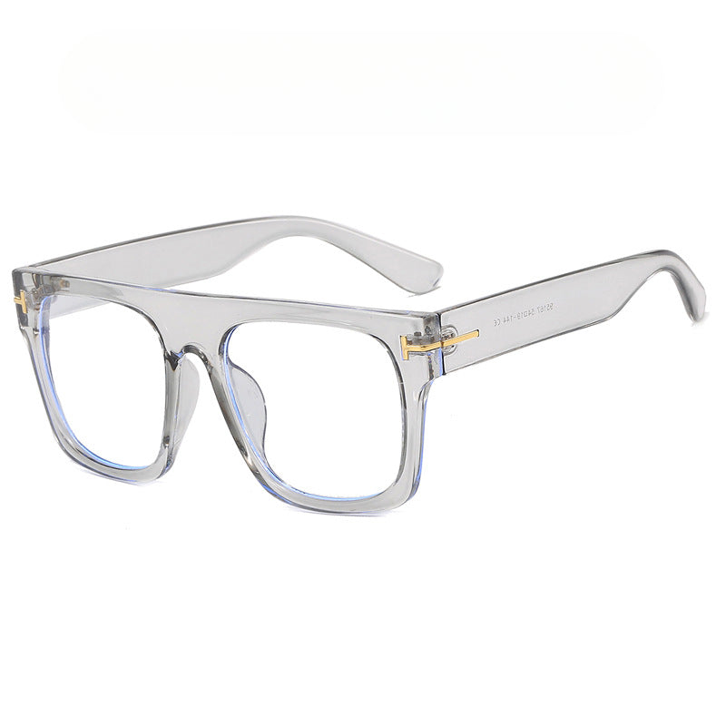 Stylish T-Shaped Square Glasses Frame - Trendy Eyewear for Men & Women | Perfect for Reading, Work & Fashion Accessories
