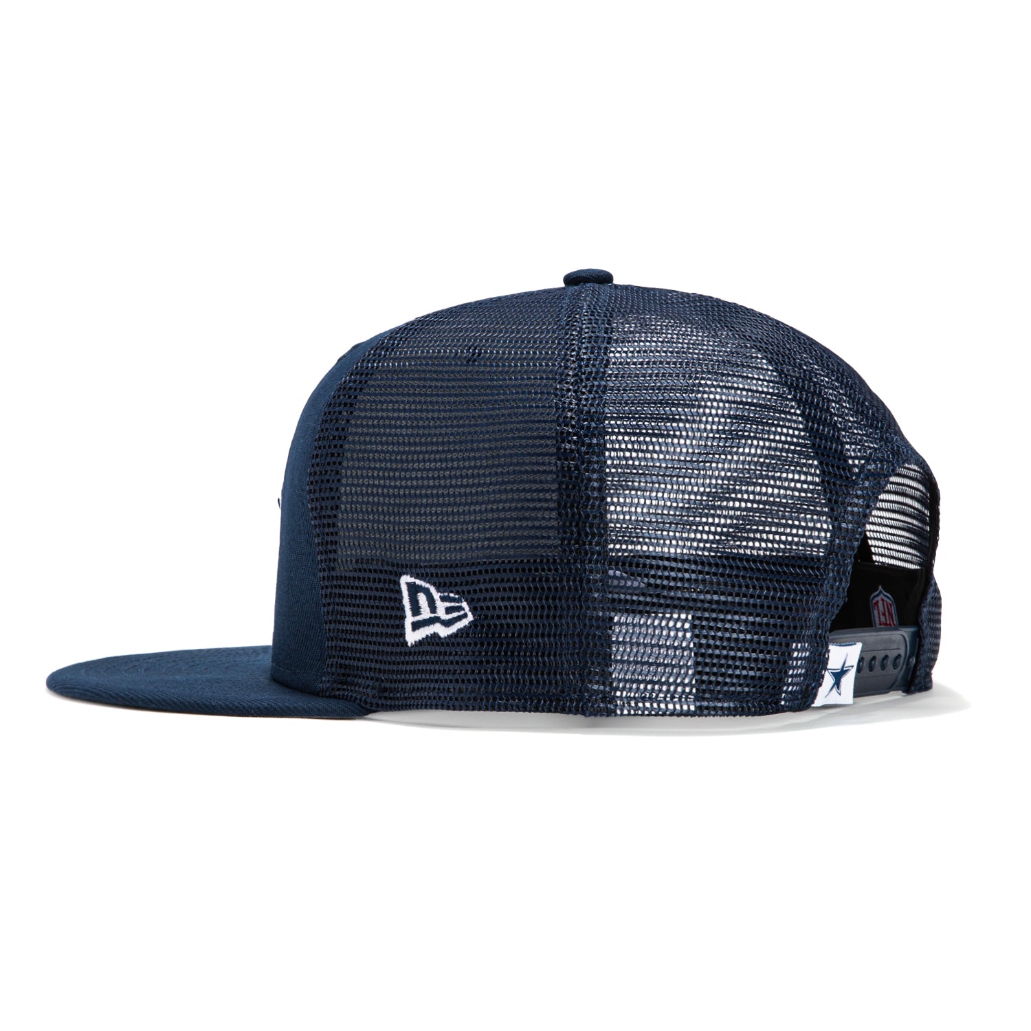New Era 9Fifty Dallas Cowboys Snapback Trucker Hat - Navy Blue Adjustable Baseball Cap for Men & Women - Perfect for Game Day, Sports Events & Casual Wear