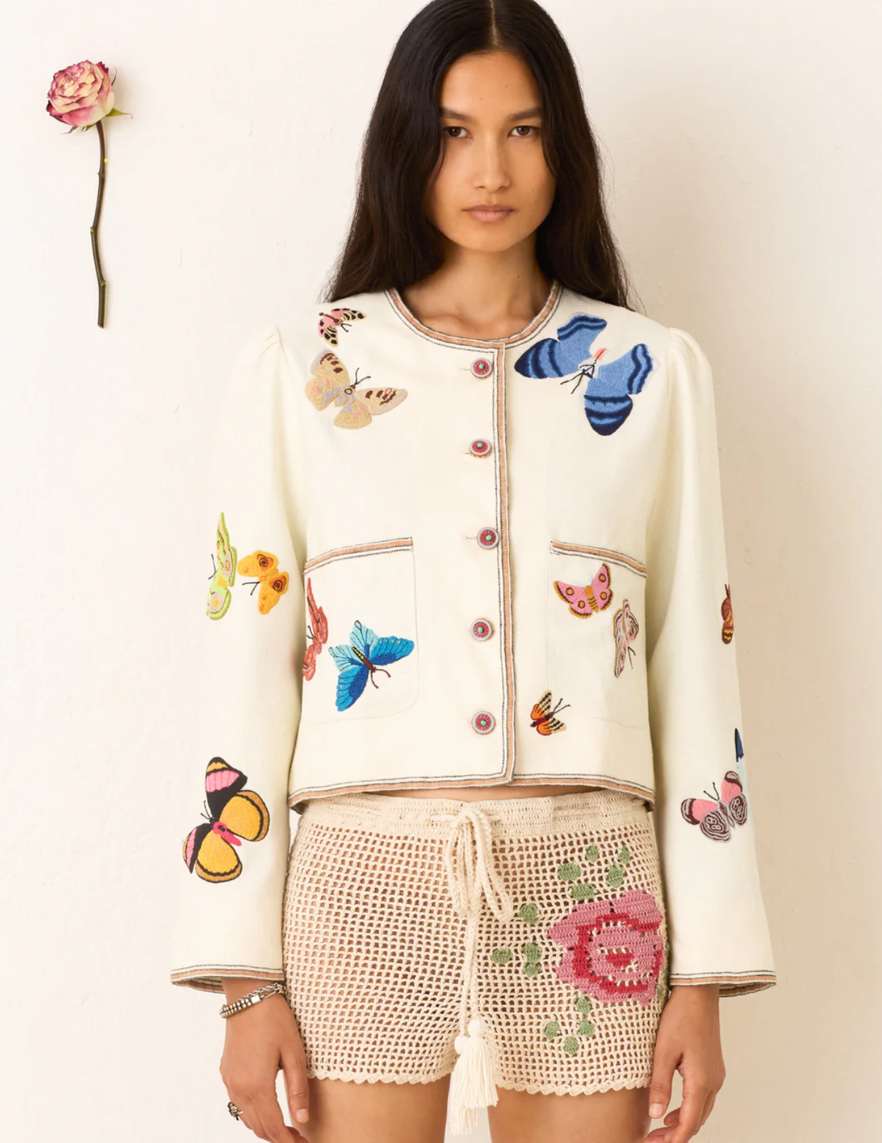 Alix of Bohemia Women's Dorian Desert Butterfly Jacket - Lightweight Fashion Outerwear for Spring & Fall | Perfect for Casual Outings, Travel, and Boho Style