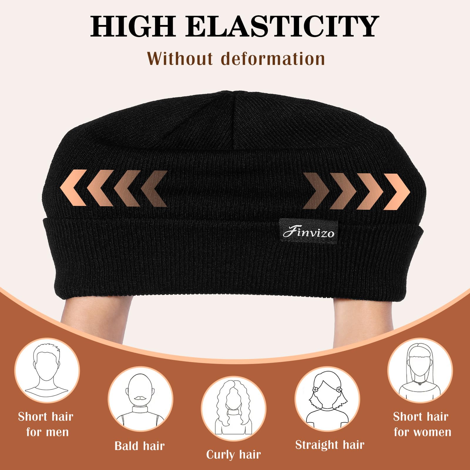 4 Pack Unisex Winter Beanie Hats for Men & Women - Warm Knit Cuffed Skull Caps for Cold Weather | Perfect for Skiing, Snowboarding & Outdoor Activities