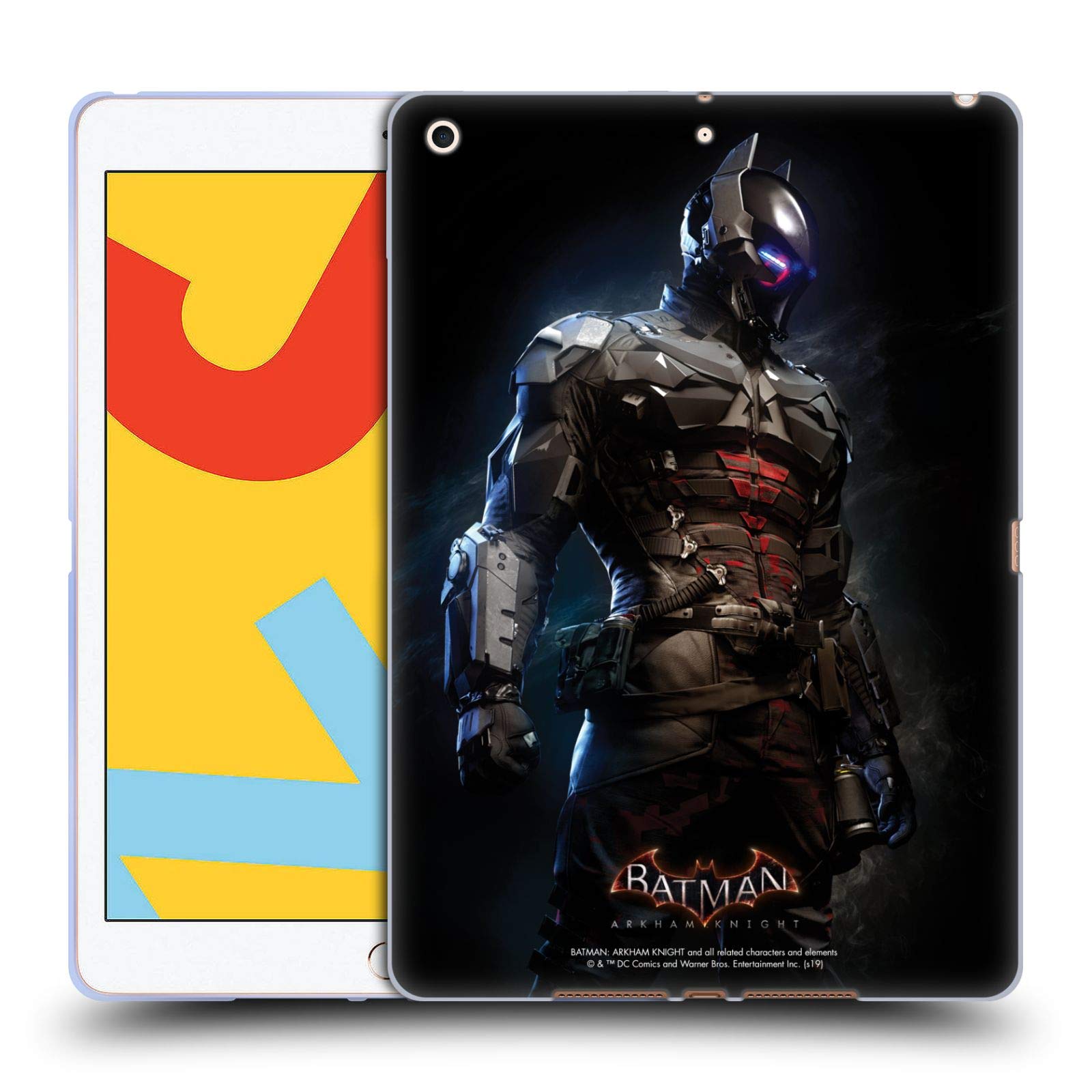 Head Case Designs Officially Licensed Batman Arkham Knight Soft Gel Case for Apple iPad 10.2 (2019/2020/2021) - Protective Cover for Gaming, Travel & Daily Use