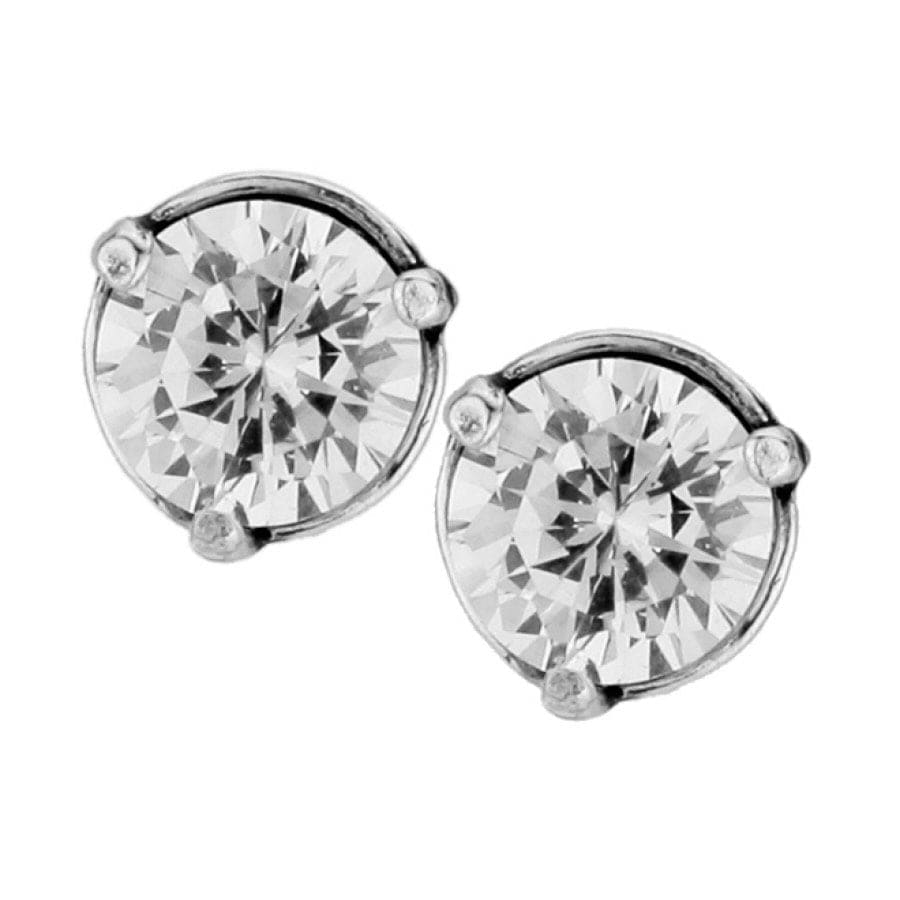 Brilliance 7MM Post Earrings for Women - Hypoallergenic Cubic Zirconia Stud Earrings - Perfect for Everyday Wear, Work & Special Occasions