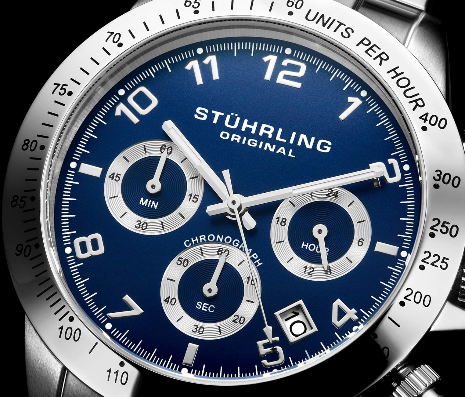 Concorso 665B 40mm Quartz Chronograph Watch for Men - Stylish Dress & Casual Timepiece for Business, Parties & Everyday Wear