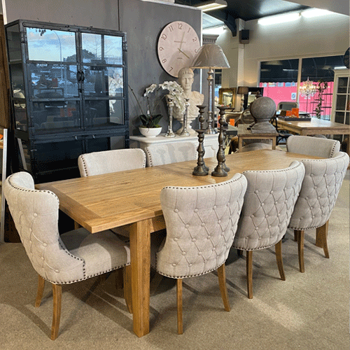 Hartley Extendable Dining Table - 7ft, 8.5ft, 10ft - Expandable Wooden Table for Large Families & Entertaining | Perfect for Dining Rooms, Kitchens & Open Concept Spaces