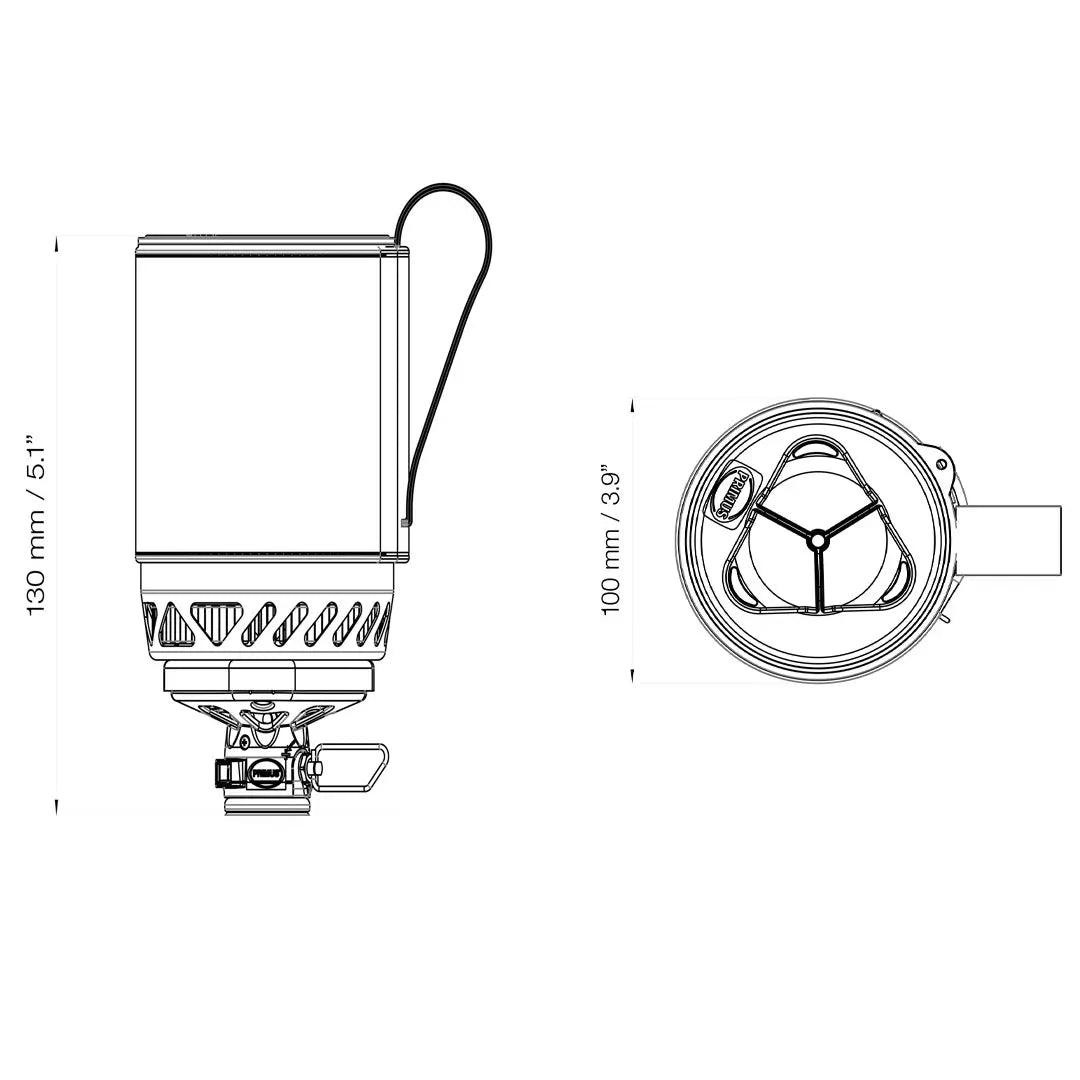 Primus Lite Gas Stove System - Compact & Lightweight Camping Stove for Backpacking, Hiking & Outdoor Adventures - Perfect for Cooking Meals On-The-Go